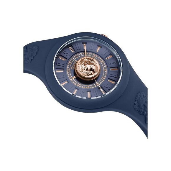 Versus Versace  Fire Island Silicone Watch Blue Womens - Picture 3 of 5